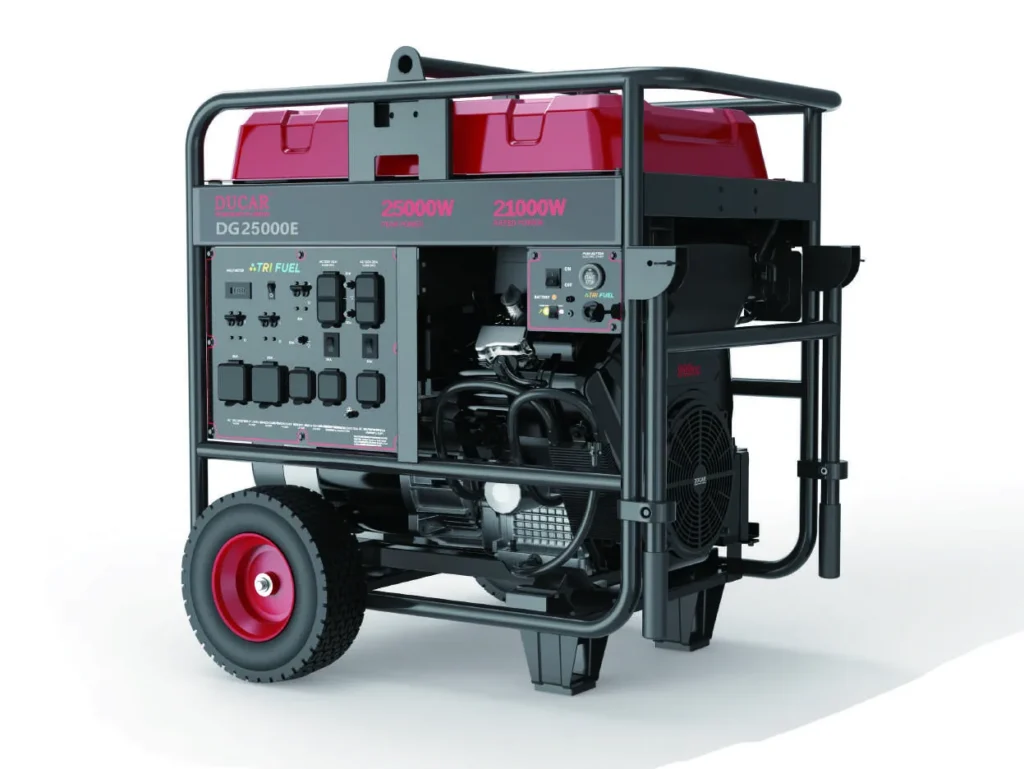 Gasoline and LNG generator product photo